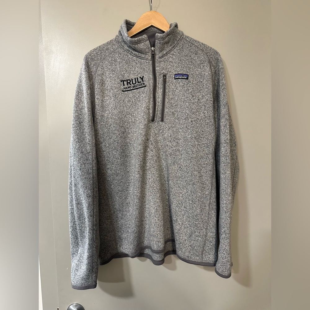 Truly Seltzer Patagonia Gray Men's Sweater